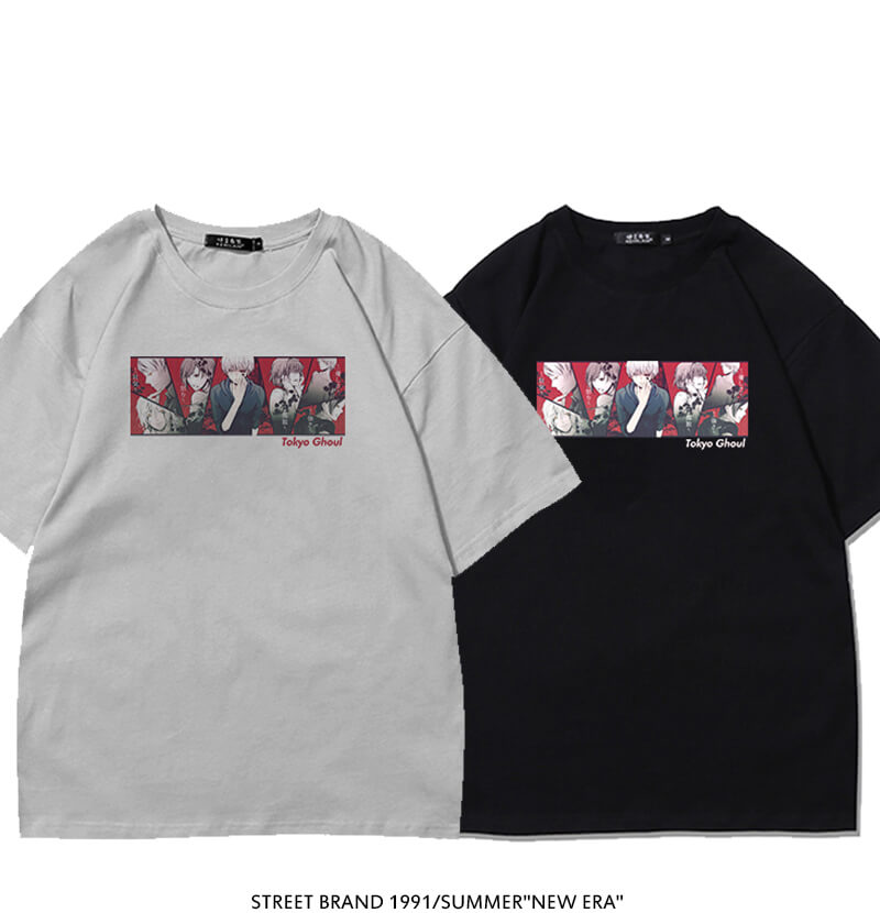 Tokyo Ghoul Kaneki Ken Tshirts Original Design Black Couple T Shirts