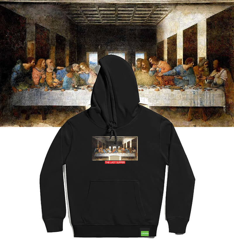 Famous Painting The Last Supper Hoodie Nice Hoodies For Boys