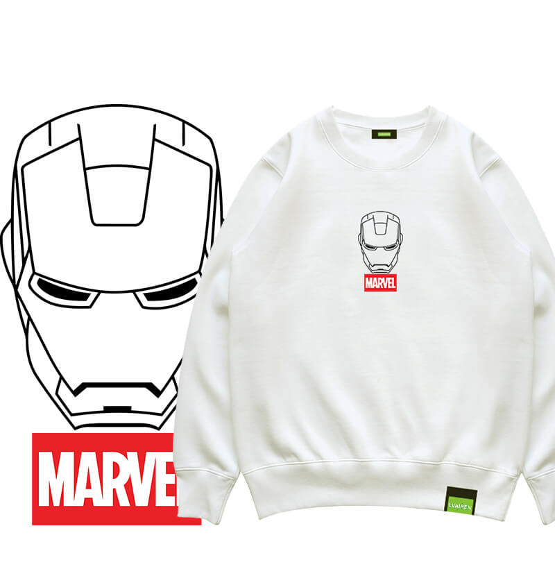 มาร์เวล Iron Man Hoodie เวนเจอร์สคู่เสื้อกันหนาว