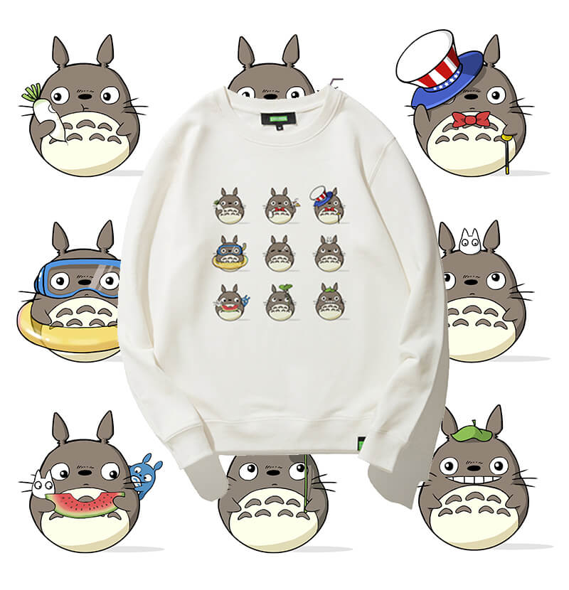 My Neighbor Totoro Hooded Coat Hayao Miyazaki Couple Sweatshirts Online