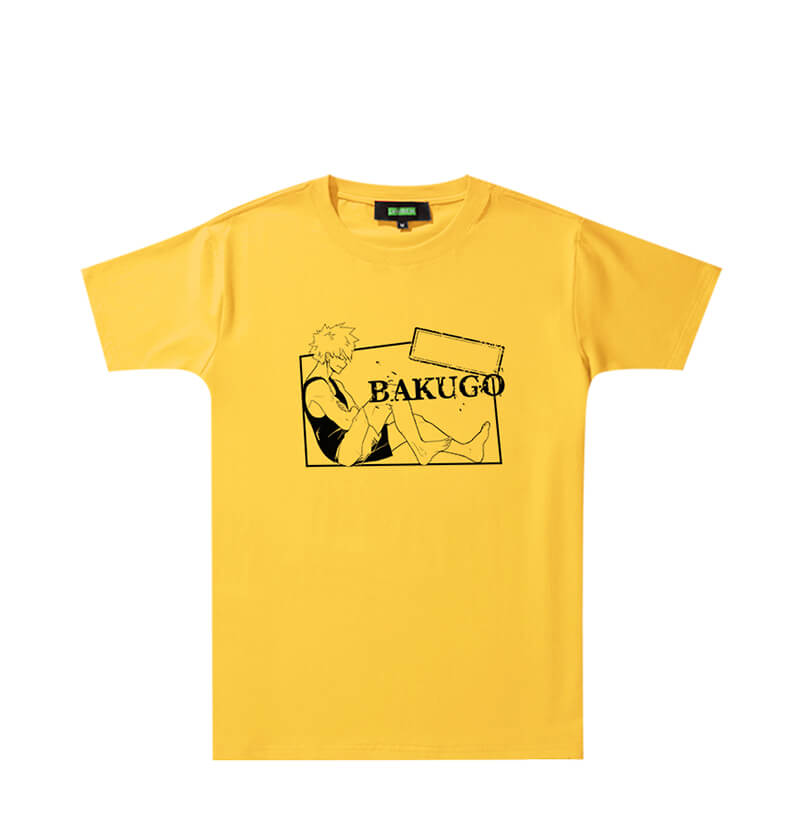 My Hero Academia Katsuki Bakugo Shirt Original Design Uniqlo Couple Shirt