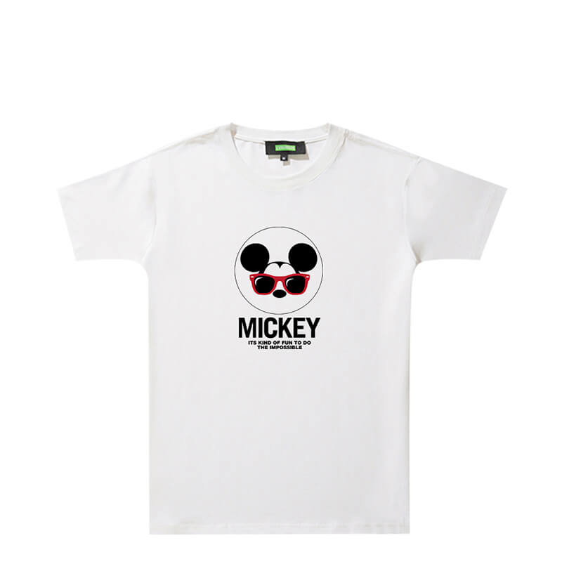 Disney Tee Shirt Mickey Mouse Printed T Shirts For Couples