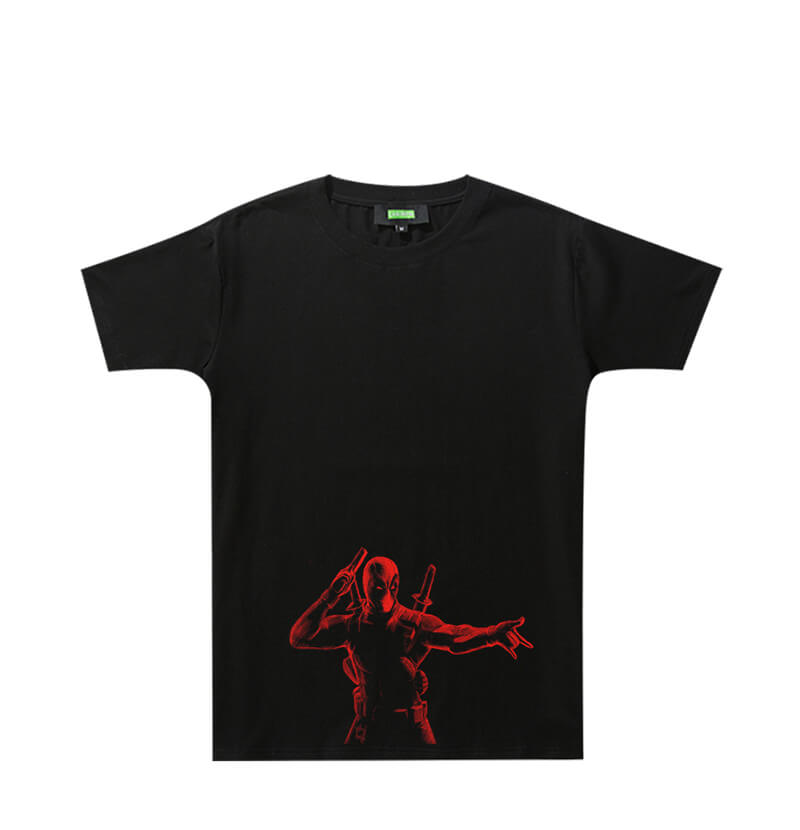 Marvel Deadpool Tshirts Original Design Black Couple Shirts