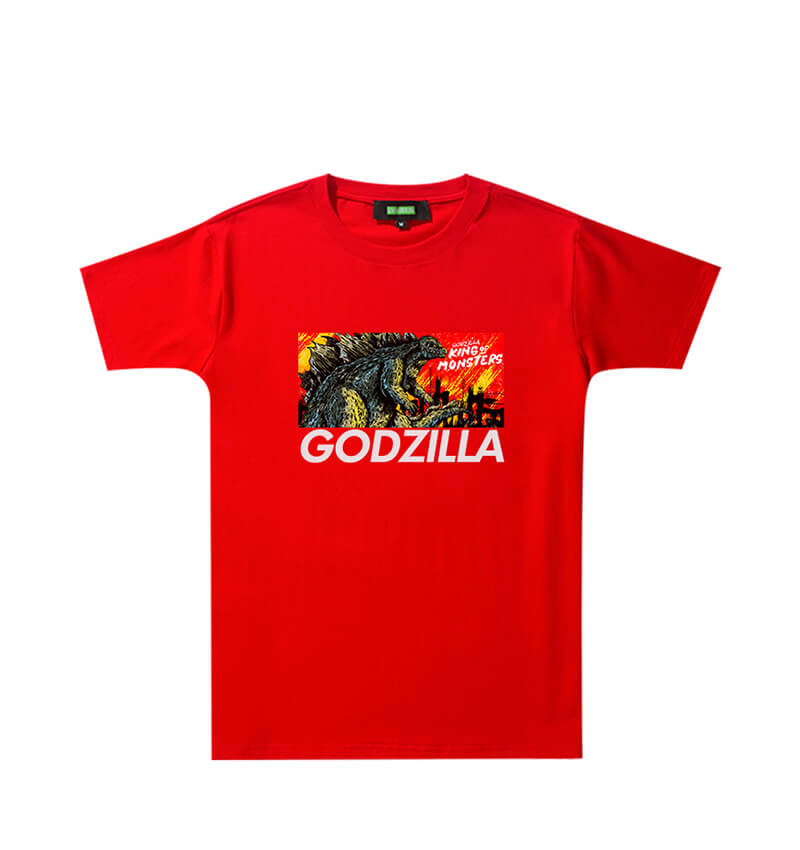 King of the Monsters Tee Godzilla Cool Shirts For Kids
