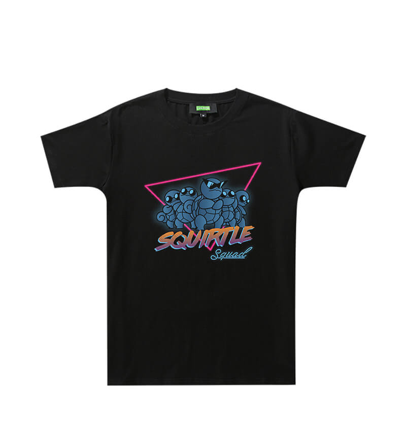 Original Design Squirtle T-Shirt Pokemon Team Boy Shirts