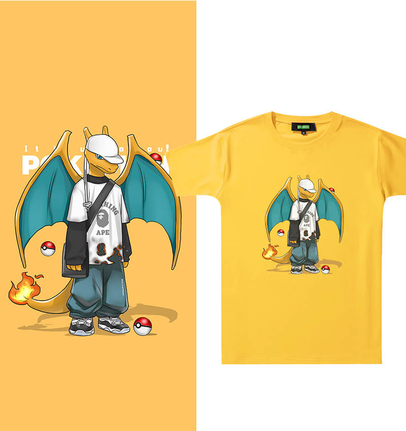 Pokemon Charizard Shirts Original Design Little Girl T Shirts