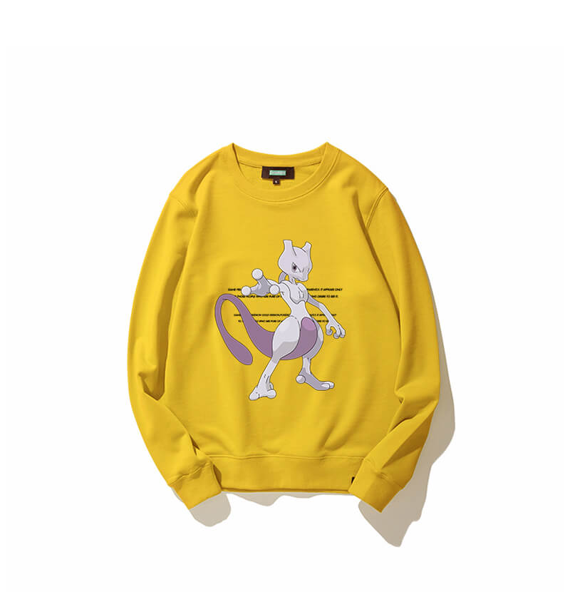 Pokemon Mewtwo Hoodie Cute Sweatshirts For Teens