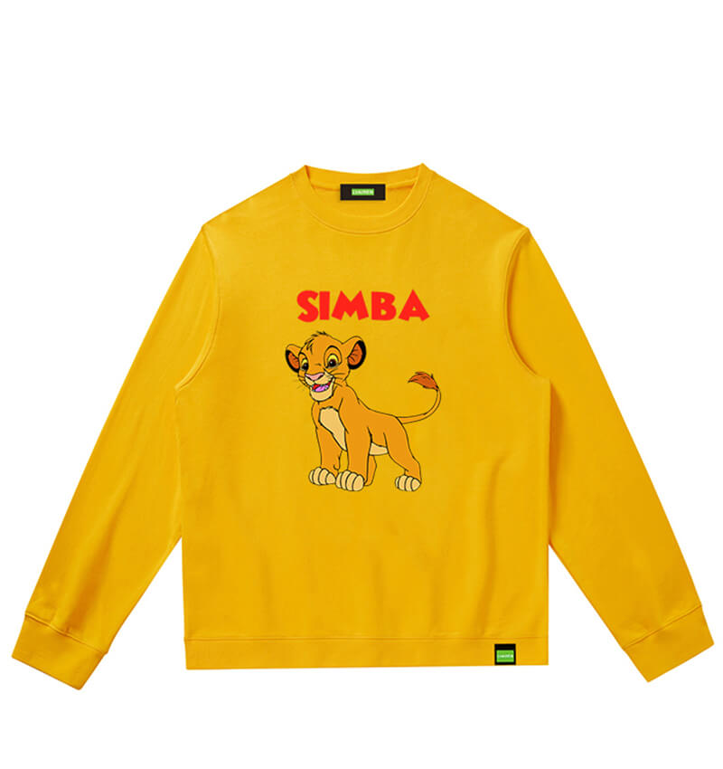 เสื้อสเวตเตอร์คู่น่ารัก Simba ดิสนีย์สิงโตกษัตริย์เสื้อสเวตเตอร์