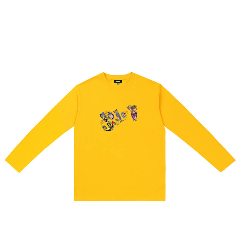 JoJo's Bizarre Adventure Jotaro Kujo Long Sleeve T-Shirts Original Design Personalized Couple Shirt Designs