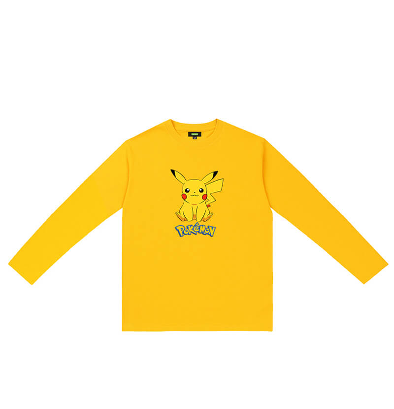 Pikachu T-Shirt Long Sleeve Pokemon Birthday Shirts For Boys