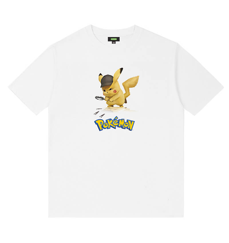 โปเกมอน Pikachu Tshirts เสื้อยืดคู่