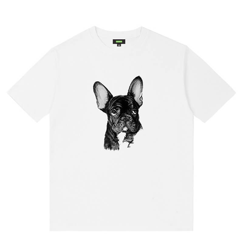 Tee Bulldog Korean Couple Shirts Online