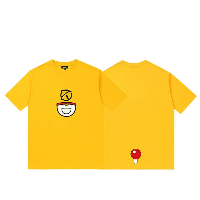 Double-sided printing Tee Shirt Doraemon Boys T Shirt