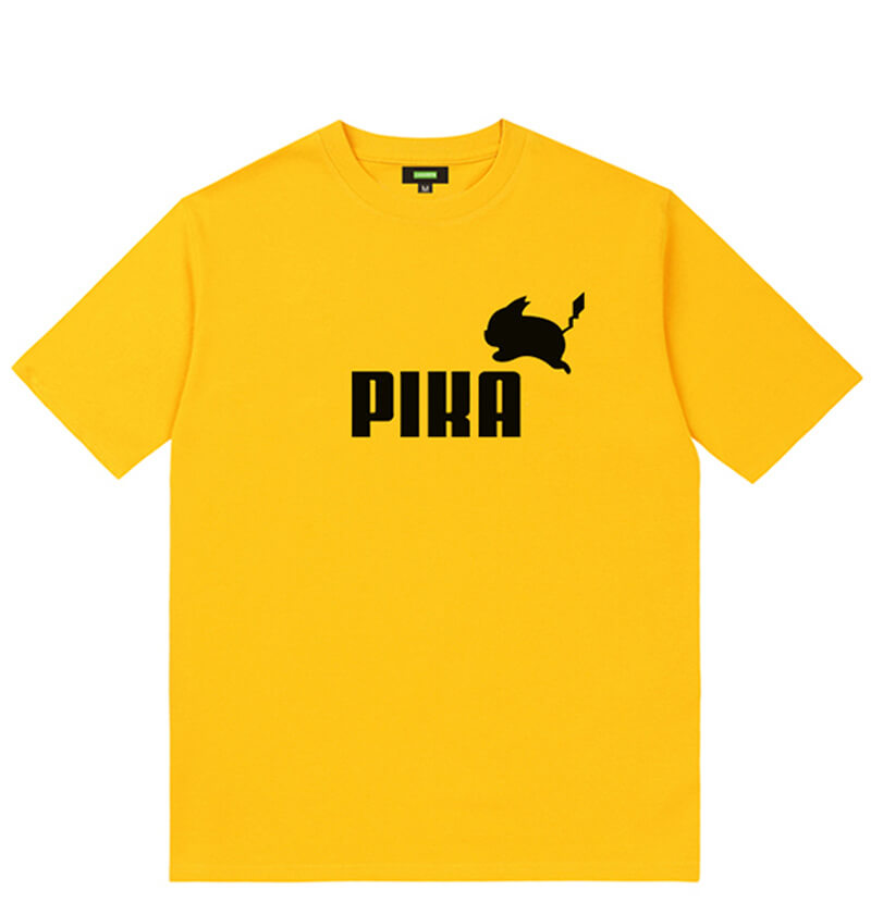 โปเกมอน Pikachu เสื้อคู่รักออกแบบเสื้อ
