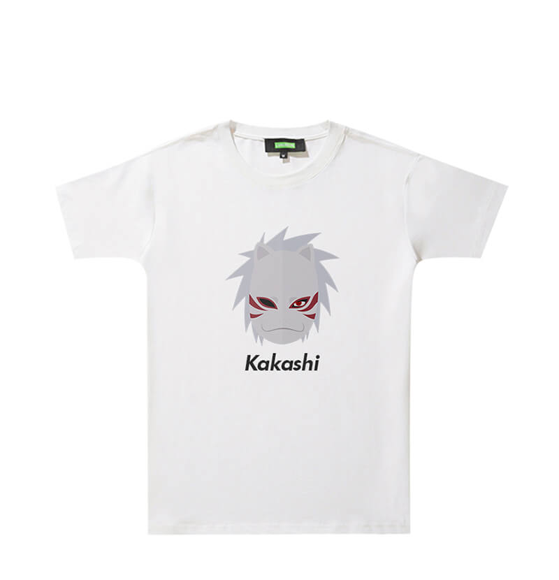 Kakashi Hatake Tee Naruto Printed T Shirts For Couples 