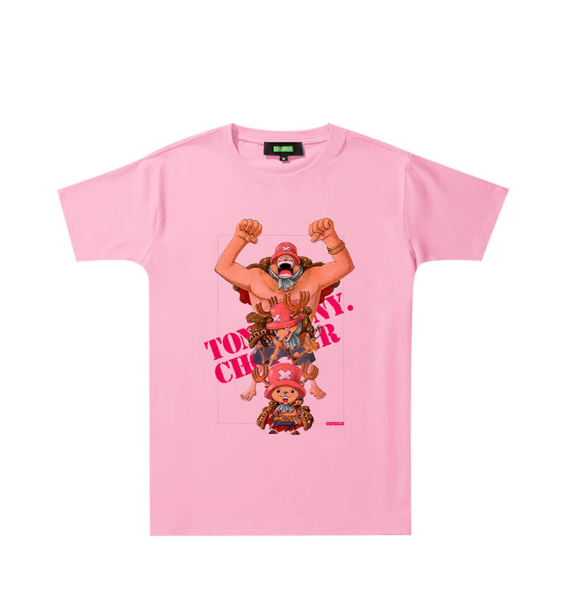 One Piece Anime Tshirts Tony Tony Chopper Family T Shirt 