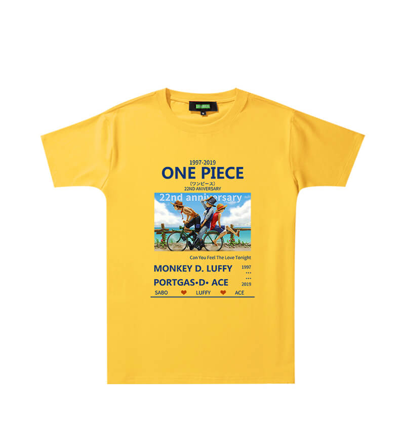 One Piece Tshirt Luffy Couple T Shirt 