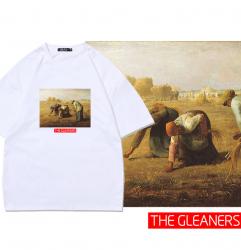 The Gleaners T-Shirt Famous Painting Black Shirt For Girls