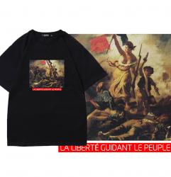 Famous Painting Liberty Leading the People Shirt Family Tee Shirts