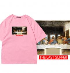 Famous Painting Da Vinci The Last Supper Shirts Yellow T Shirt Childrens