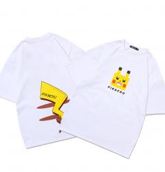 การออกแบบเดิมพิกาจู T - Shirt โปเกมอนเด็กเสื้อยืดผ้าฝ้าย