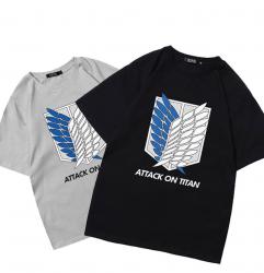 Attack on Titan Shirts Original Design Wings of Liberty Logo Cheap Couple Shirts