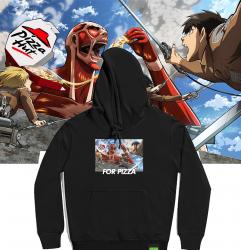 Attack on Titan Hooded Coat original design Boys Black Pullover Hoodie