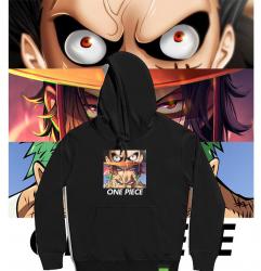 One Piece Anime Roronoa Zoroand and Luffy Hoodies Baby Boy Sweatshirt