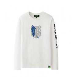 Attack on Titan Long Sleeve Tees Original Design Wings of Liberty Logo Kids Graphic Tee