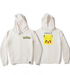 โปเกมอน Pikachu ท็อปส์ เด็กชาย ซิป ขึ้น เสื้อ