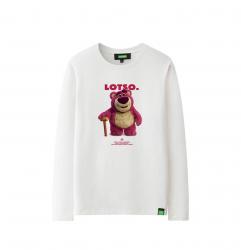 Toy Story Strawberry Bear Long Sleeve Tshirts Girls Cotton T Shirts