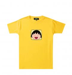 Cute Chibi Maruko-chan Custom Couple Shirts