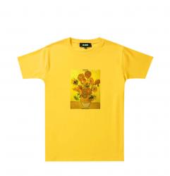 Famous Painting Van Gogh Sunflowers Tees Family Tees
