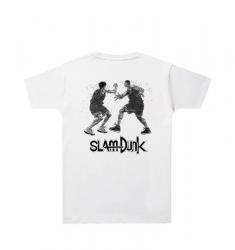 Impression à double face Rukawa Kaede Tee Slam Dunk Unisex Shirts Pour Couples