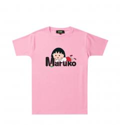 Chibi Maruko-chan Tees Original Design Customized T Shirts For Couples