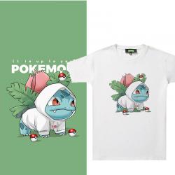 Pokemon Bulbasaur Chemise Coréen Couple Chemises