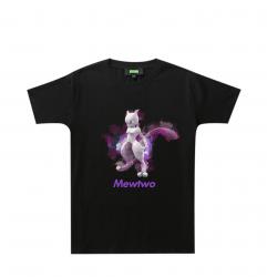 เดิมการออกแบบ Mewtwo Tee Pokemon คู่เสื้อยืดสําหรับพี่ชายและน้องสาว