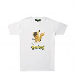 โปเกมอน Pikachu Tees คู่เกาหลีเสื้อยืด