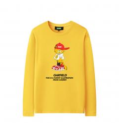 Garfield Long Sleeve T-Shirts Kids Red T Shirt