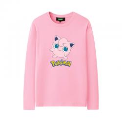 Pokemon Jigglypuff Manches longues T-Shirts Fille T Shirt Blanc