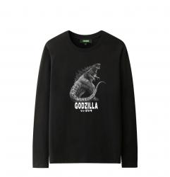Godzilla Long Sleeve Shirts Custom T Shirts For Kids