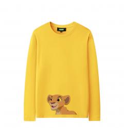 Disney The Lion King Long Sleeve Tees Couple Tshirt En ligne