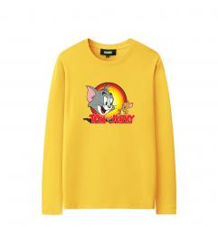 Tee Shirt Long Sleeve Tom and Jerry Cute Couple T Shirts Designs
