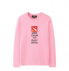 DOTA 2 Logo Long Sleeve T-Shirts Original Design Family T Shirt