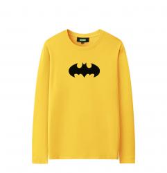 Batman Logo Long Sleeve Tshirts White Couple T Shirt