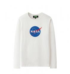 NASA Long Sleeve Shirt Couple T Shirts For Honeymoon