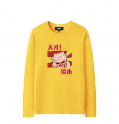 Hanamichi Sakuragi Tee Shirt À manches longues Slam Dunk Personnalisé T-Shirts pour enfants