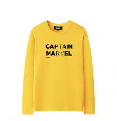 Marvel Captain Marvel Long Sleeve Shirts Girls T Shirt