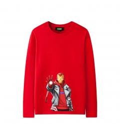 The Avengers Marvel Tee Long Sleeve Iron Man Kids Printed T Shirts