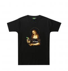 Mona Lisa Tee Shirt Couple Check Shirts